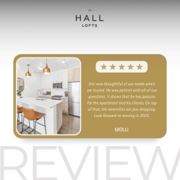 Look what people have to say about The Hall Lofts! 🌟❤️  #TheHallLofts #WeAreFlats #FlatsLife #NorthLoopMN #MinneapolisMN #ApartmentSearch #ModernLiving #PositiveReview Look what people have to say about The Hall Lofts! 🌟❤️  #TheHallLofts #WeAreFlats #FlatsLife #NorthLoopMN #MinneapolisMN #ApartmentSearch #ModernLiving #PositiveReview