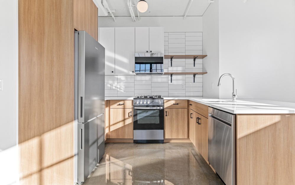 bright open kitchen