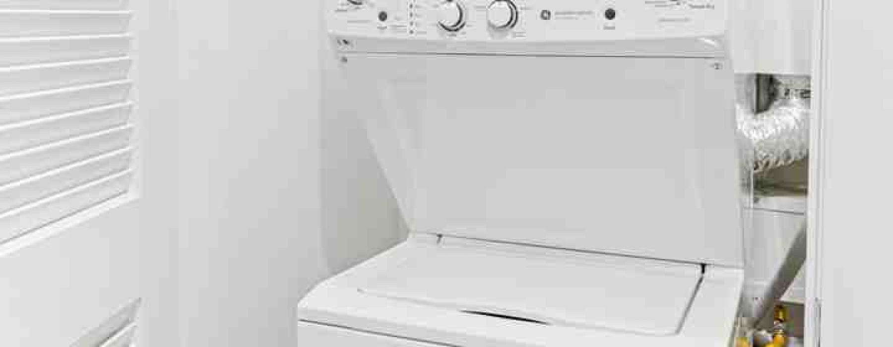 in unit washer dryer in a modern loft laundry nook - In unit washer dryer