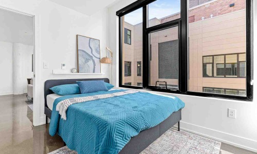 Minneapolis studio apartment with city skyline view - average cost of a studio apartment in minneapolis