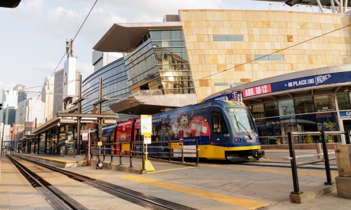 Metro Train at Target Field