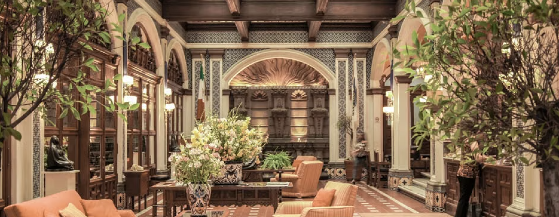 5 star apartments luxury lobby historic restored