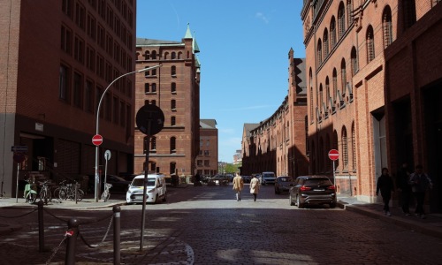 warehouse district exposed brick loft streetscape